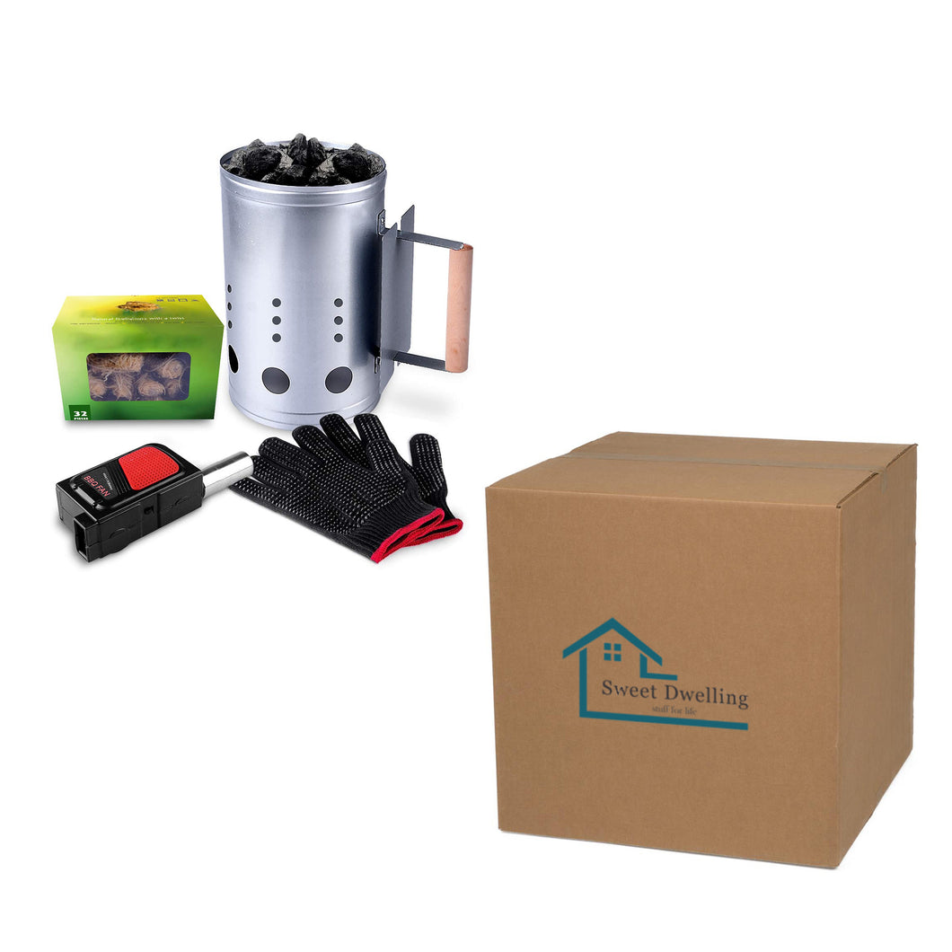 Rapid Charcoal Chimney Starter Set